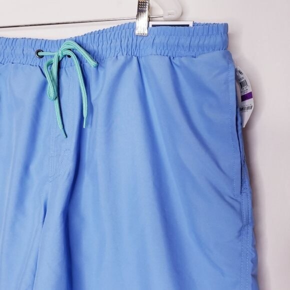 Club Room Light Blue Quick Dry Swim Trunks Men's Size XXL New With Tags - Picture 2 of 8